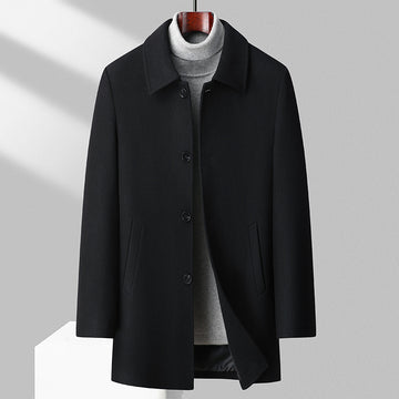 Men's Wool Reversible Woolen Coat Men's