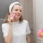 1Pc Micro-current Face Massager Rechargeable Face Neck Roller Intelligent Facial Massager With 5 Gears For Skin Tightening Skin Lifting Wrinkle Reducing