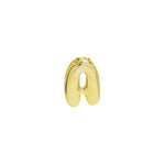 18k Brass Smooth Surface Bubble DIY Combination Name Bracelet Letter Accessories