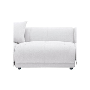 144  Sectional Couch Sofa With Ottoman,Soft Sofa Set With Ottoman For Home- Beige, Part Of Corner