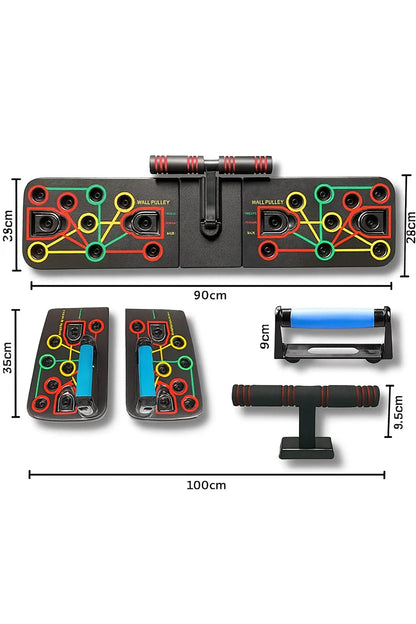 Push Up Board with Sit up Stand 15 in 1 Home Gym
