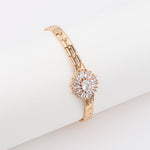 18K Gold-plated Butterfly Clover Copper Women's Bracelet