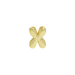 18k Brass Smooth Surface Bubble DIY Combination Name Bracelet Letter Accessories