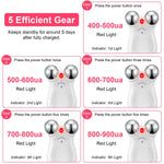 1Pc Micro-current Face Massager Rechargeable Face Neck Roller Intelligent Facial Massager With 5 Gears For Skin Tightening Skin Lifting Wrinkle Reducing