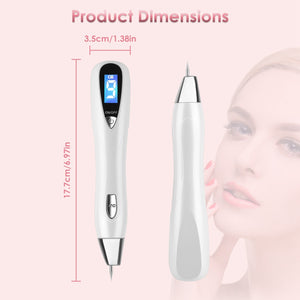 1Pc Skin Tag Remover Skin Tag Repair Kit Tattoo Freckle Wart Mole Remover Pen With 9 Intensity Levels 10 Fine Needles 3 Coarse Needles