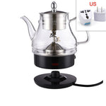 1L Automatic Steam Tea Maker Insulation Household Glass Electric Kettle